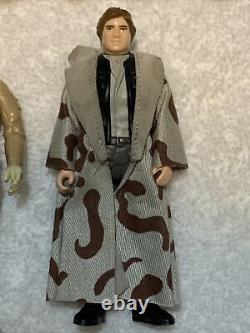 Vintage Star Wars Kenner Figure 1980-1983 Lot of 9 Mint Endor Han Solo