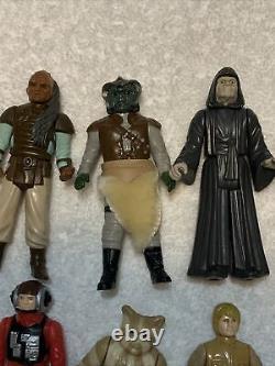 Vintage Star Wars Kenner Figure 1980-1983 Lot of 9 Mint Endor Han Solo