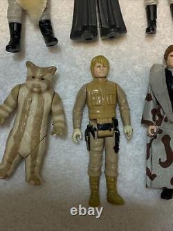 Vintage Star Wars Kenner Figure 1980-1983 Lot of 9 Mint Endor Han Solo