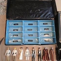 Vintage Star Wars Kenner Lot 55 Figures Accessories Darth Vader Storage Case