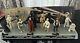 Vintage Star Wars Kenner Mail Away Stand 1977 with Original Action Figures Withguns