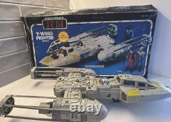 Vintage Star Wars Kenner Y-Wing Fighter Vehicle With Original Box! Must Have