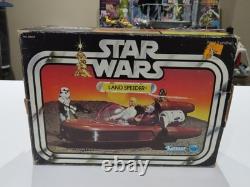 Vintage Star Wars Land Speeder Kenner With Box 1978 GDE box with insert
