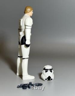 Vintage Star Wars Last 17 Luke Skywalker Stormtrooper Helmet & Blaster No Repo