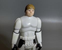 Vintage Star Wars Last 17 Luke Skywalker Stormtrooper Helmet & Blaster No Repo