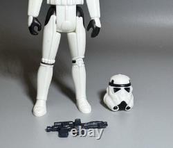 Vintage Star Wars Last 17 Luke Skywalker Stormtrooper Helmet & Blaster No Repo