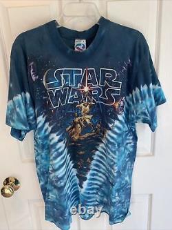 Vintage Star Wars Liquid Blue Shirt Hildebrandt Large