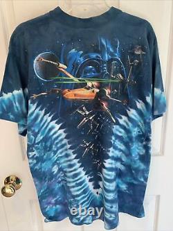 Vintage Star Wars Liquid Blue Shirt Hildebrandt Large
