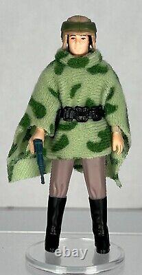 Vintage Star Wars Loose Complete Princess Leia In Combat Poncho 1984 Kenner L7