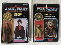 Vintage Star Wars Lot 1984 POTF Carded Action Figures Kenner All Mint Unpunched