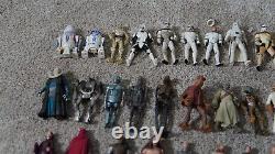 Vintage Star Wars Lot 56 different Action figures + 51 pieces ORIGINAL KENNER