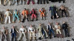 Vintage Star Wars Lot 56 different Action figures + 51 pieces ORIGINAL KENNER