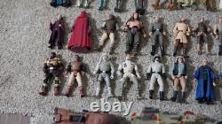 Vintage Star Wars Lot 56 different Action figures + 51 pieces ORIGINAL KENNER