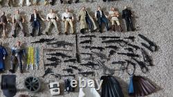 Vintage Star Wars Lot 56 different Action figures + 51 pieces ORIGINAL KENNER