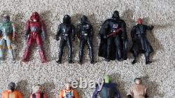 Vintage Star Wars Lot 56 different Action figures + 51 pieces ORIGINAL KENNER