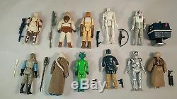 Vintage Star Wars Lot NM 50 Figures ALL 100% Original & Complete No Repros! Look