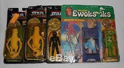 Vintage Star Wars Lot of 5 Carded Figures. Amanaman, Logray + More! NO RESERVE