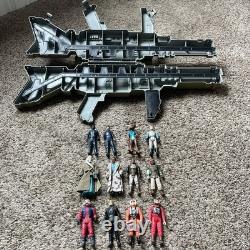 Vintage Star Wars Luke Skywalker Action Figure Lot with ROTJ Blaster Carrying Case
