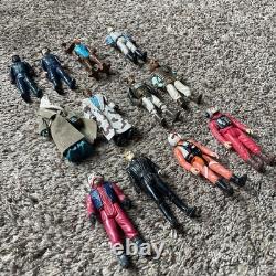 Vintage Star Wars Luke Skywalker Action Figure Lot with ROTJ Blaster Carrying Case