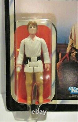 Vintage Star Wars Luke Skywalker Brown Hair ESB 41 Back Offer Less Moc $2295