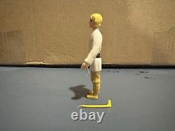 Vintage Star Wars Luke Skywalker Farmboy Blonde Hair 1977 Kenner With Extra Saber