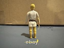 Vintage Star Wars Luke Skywalker Farmboy Blonde Hair 1977 Kenner With Extra Saber