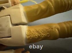 Vintage Star Wars Luke Skywalker Farmboy Blonde Hair 1977 Kenner With Extra Saber
