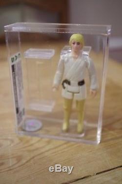 Vintage Star Wars Luke Skywalker Farmboy Double Telescoping Saber CAS Graded DT