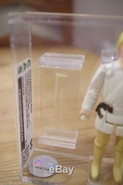 Vintage Star Wars Luke Skywalker Farmboy Double Telescoping Saber CAS Graded DT