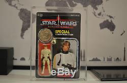 Vintage Star Wars Luke Skywalker Stormtrooper POTF Last 17 UKG 85 not AFA