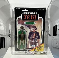 Vintage Star Wars MOC Lando Calrissian Skiff Guard ROTJ Figure Graded 80 AFA