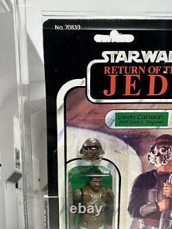 Vintage Star Wars MOC Lando Calrissian Skiff Guard ROTJ Figure Graded 80 AFA