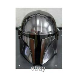 Vintage Star Wars Mandalorian Helmet 11 Hard PVC Full Mask Black Series Cosplay