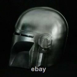 Vintage Star Wars Mandalorian Helmet 11 Hard PVC Full Mask Black Series Cosplay