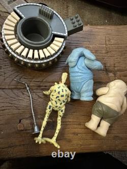 Vintage Star Wars Max Rebo Band 3 Figure Set + Organ & Mic Stand (1983)