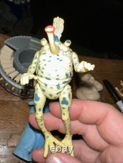 Vintage Star Wars Max Rebo Band 3 Figure Set + Organ & Mic Stand (1983)