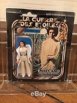 Vintage Star Wars Meccano Square Card Princess Leia MOC