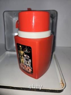 Vintage Star Wars Metal Lunchbox with Thermos 1977 Aladdin C-3PO R2-D2