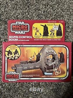Vintage Star Wars Micro Collection Bespin Control Room 1982 Misb