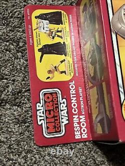 Vintage Star Wars Micro Collection Bespin Control Room 1982 Misb