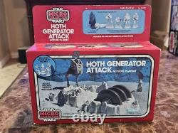 Vintage Star Wars Micro Collection Hoth Generator Attack Playset 1982 Kenner