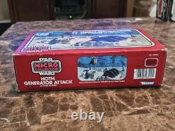 Vintage Star Wars Micro Collection Hoth Generator Attack Playset 1982 Kenner