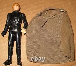 Vintage Star Wars Molded Face Luke Jedi with Snap Cape Figure 1983 Kenner Taiwan