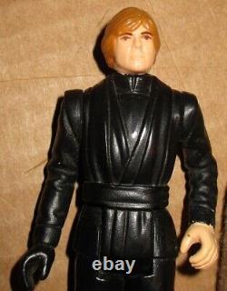 Vintage Star Wars Molded Face Luke Jedi with Snap Cape Figure 1983 Kenner Taiwan