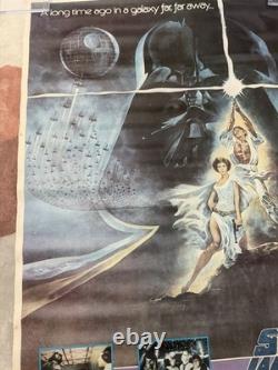 Vintage Star Wars New Hope Poster High Collectible Tom Jung Movie Scenes 1977