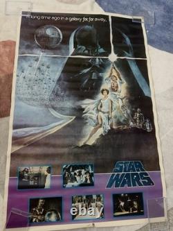 Vintage Star Wars New Hope Poster High Collectible Tom Jung Movie Scenes 1977