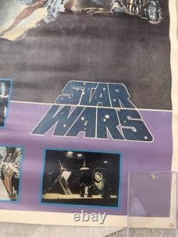 Vintage Star Wars New Hope Poster High Collectible Tom Jung Movie Scenes 1977