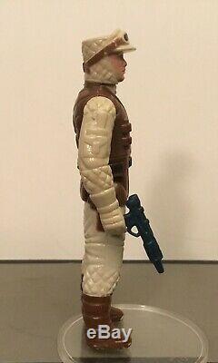 Vintage Star Wars PBP Dark Brown Rebel Soldier 1980 Rare Variant No Coo WOW