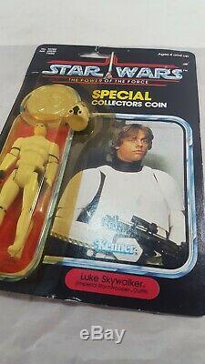 Vintage Star Wars POTF 92 Back Luke Skywalker Stormtrooper MOC last 17 see Desc
