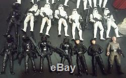 Vintage Star Wars POTF Emperor Imperial Shuttle Vader Stormtrooper 26 Figure Lot